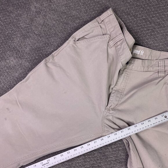 Carhartt Pants Men's 40 x 30 Measures 40 x 28.5 Beige Rugged Flex Canvas Work - Picture 15 of 16